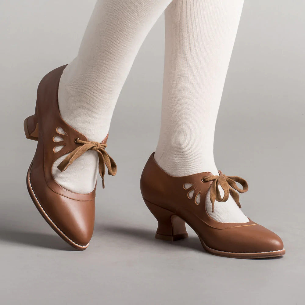 Independent Station Cross-Border Foreign Trade  Spring HOTan and NEWn New Hollow High Heel Lace-up plus Size Women's Casual Shoes