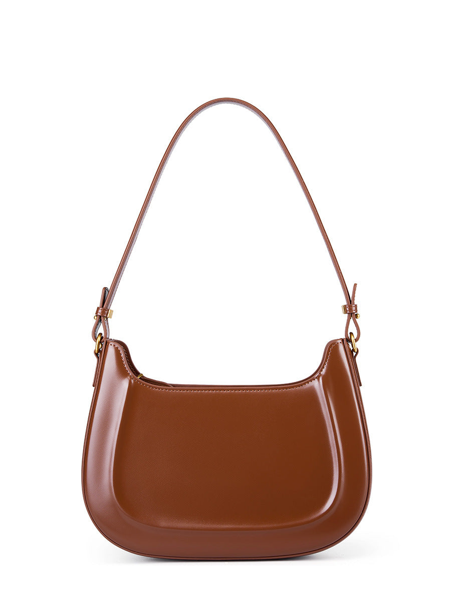 2025 Vintage saddle bag red wedding bag popular new autumn and winter leather women's bag shoulder messenger bag