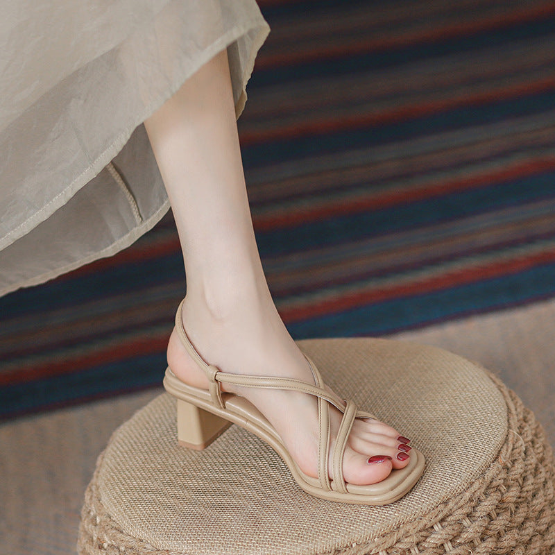 New Classic Style Summer  Style Roman High Heel Sandals for Women