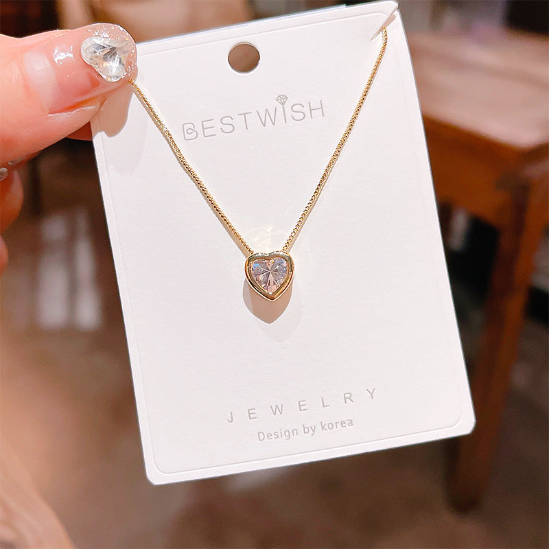 18K Thick Gold Color Retaining Quality Affordable Luxury Style Pearl Shell Necklace Korean Style Affordable Luxury Fashion High-Grade Clavicle Necklace