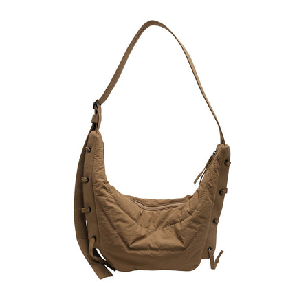 VAKKV 2025 Korean version of trendy casual large-capacity dumpling bag women's popular new fashionable versatile underarm bag commuter women's bag