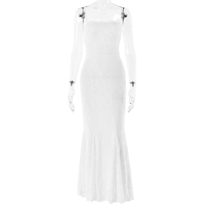 2025  ins New new dress suspender backless strap dress sexy fashion slim dress spring and summer
