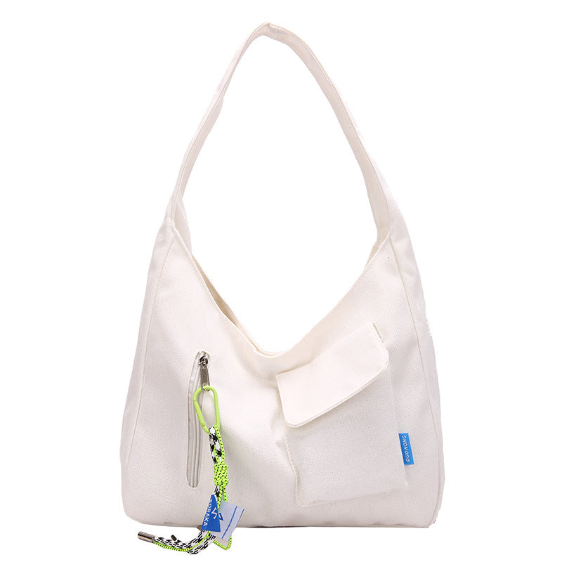 VAKKV New women's bag wholesale large-capacity tote bag women's fashion simple contrasting color shoulder bag casual commuter handbag