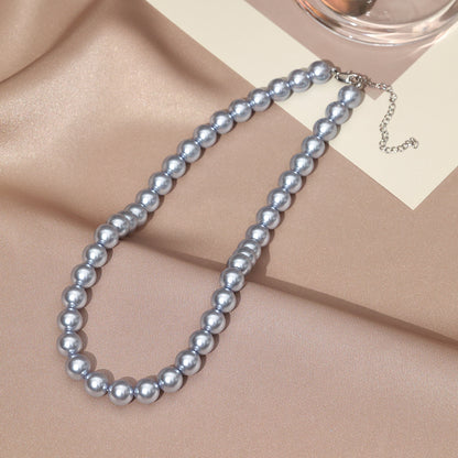 Necklace for Women Fever Same Style Shijia Pearl Clavicle Chain New Graceful and Fashionable Personalized Japanese and Korean Style Necklace