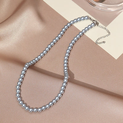Necklace for Women Fever Same Style Shijia Pearl Clavicle Chain New Graceful and Fashionable Personalized Japanese and Korean Style Necklace