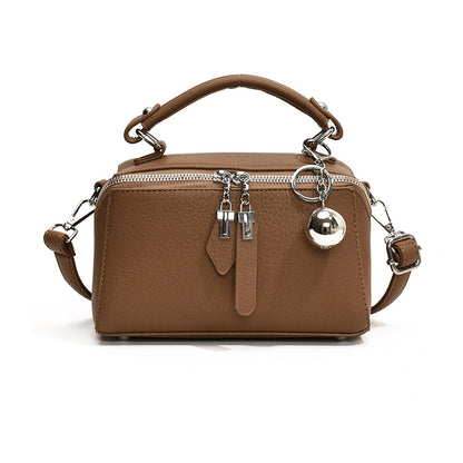 VAKKV 2025 Cross-border popular new handbag women's high-end fashion shoulder messenger bag large capacity Boston pillow bag