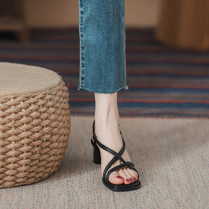 New Classic Style Summer  Style Roman High Heel Sandals for Women