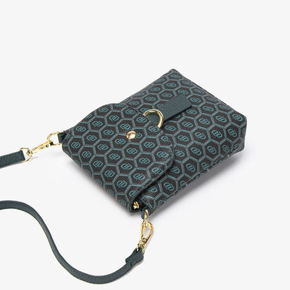 2025 Korean version of the new women's bag factory wholesale fashion printing trend women's bag women's shoulder oblique span bag vertical mobile phone bag