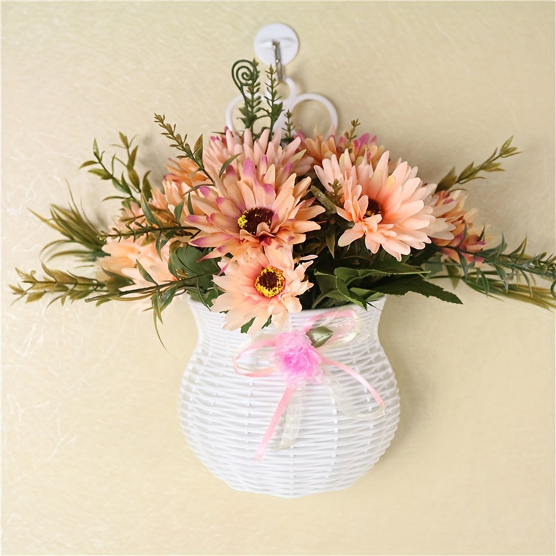 2pcs Wall Flower Pot, Vases For Decor, Flower Pots Flower Vases, Suitable For Spring Summer Wedding Party Centerpieces Decor