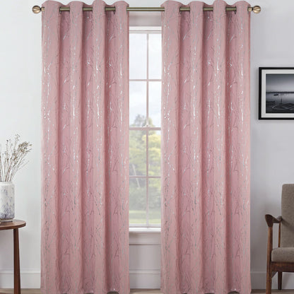 1pc, Blackout Curtain Grommet Top Curtain For Living Room Office Home Decor, 12 Colors Available, 52*84in