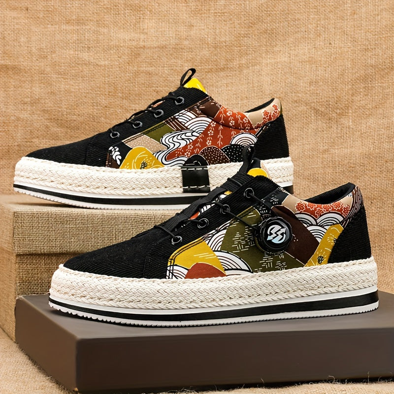 Mens Fashionable Low Top Sneakers - Ventilated & Skate-Inspired - Lightweight, Non-Slip & Comfortable - Perfect for Active Mens Outdoor Adventures