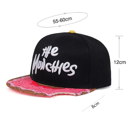 1pc Punk Style Men & Women Adjustable Hip-hop Hat - Water-Resistant PVC Coated, Non-Stretch Polyester Fabric, Knitted, Hand Washable, Casual Sun Baseball Cap, Perfect Gift for Men & Women