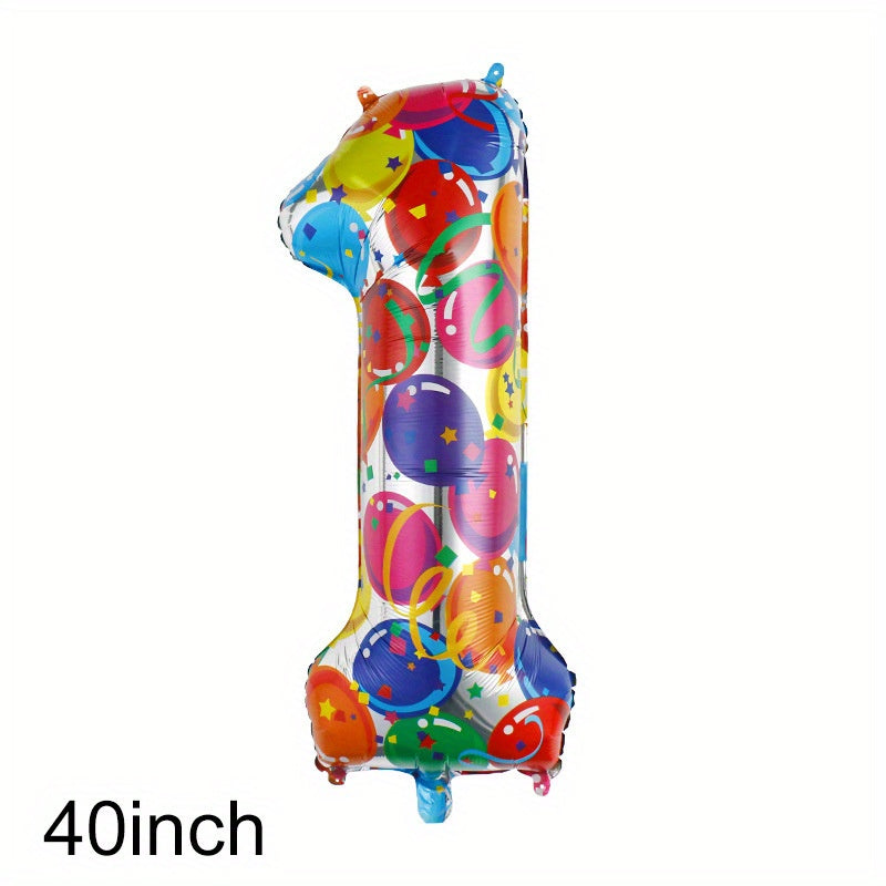 40 Inch Foil Colorful Number Balloons Birthday Party Decor Supplies