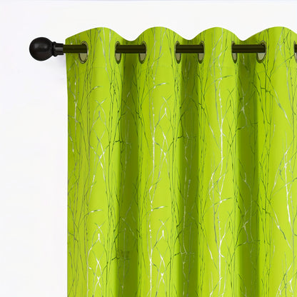 1pc, Blackout Curtain Grommet Top Curtain For Living Room Office Home Decor, 12 Colors Available, 52*84in