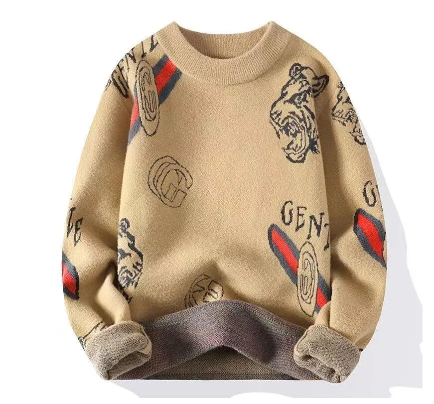 Mens Designer Sweaters Pullover Hoodie Long Sleeve Sweater Sweatshirt Embroidery Knitwear Man Clothing Winter Clothes