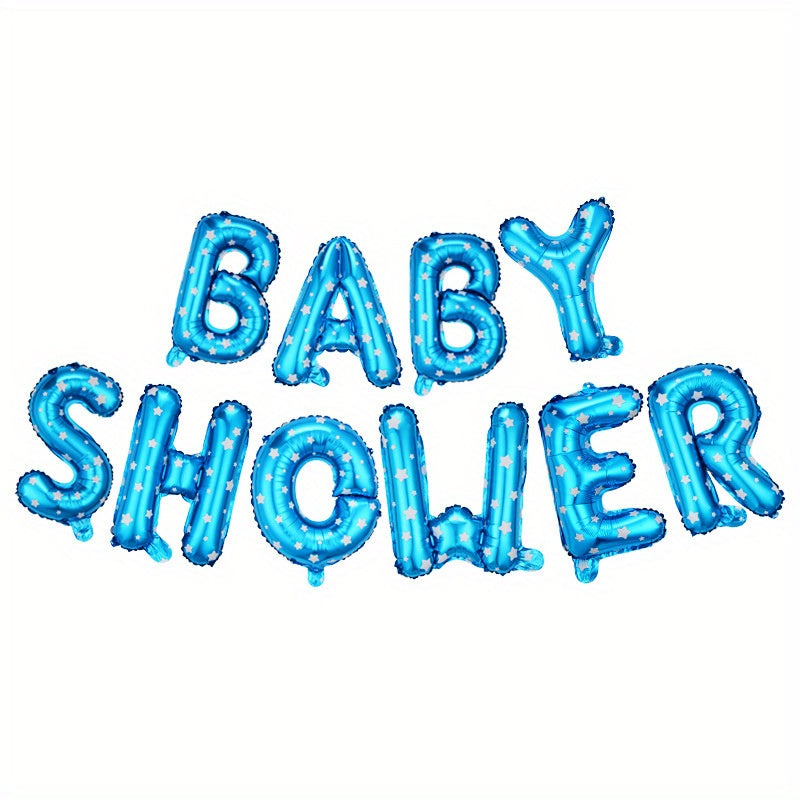 Set, 16inch Baby Shower Balloon Banner, It's A Boy, It's A Girl, Oh Baby Foil Balloons, Gender Reveal Balloons, Baby Shower Party Supplies