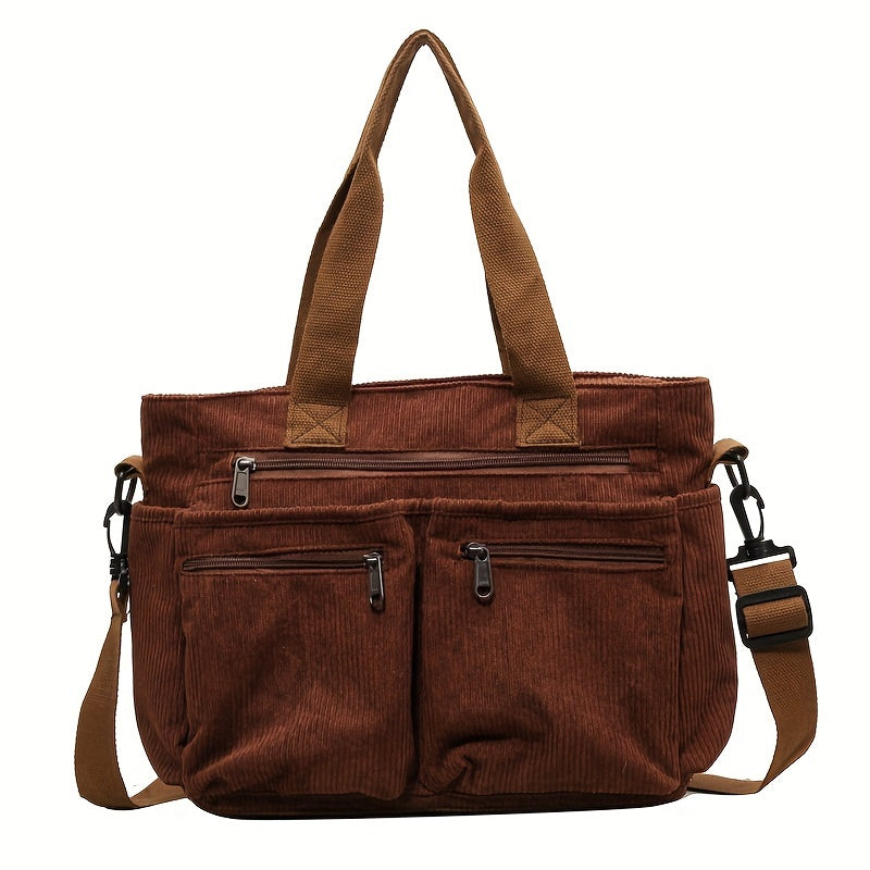 New Korean Style Simple Women's Messenger Bag, Casual Large-capacity Handbag, Commuter Fashion Shoulder Bag