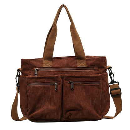 New Korean Style Simple Women's Messenger Bag, Casual Large-capacity Handbag, Commuter Fashion Shoulder Bag