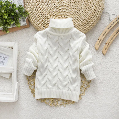 Pullover Baby Cartoon Bear Casual Basic Sweater Crewneck Thick Kids Slouchy Soft Warm Wool Clothing for Boys Girls Autumn Winter Sweaters 221115