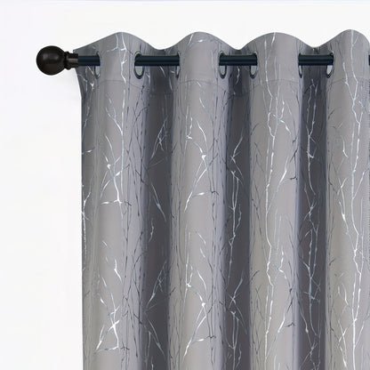 1pc, Blackout Curtain Grommet Top Curtain For Living Room Office Home Decor, 12 Colors Available, 52*84in