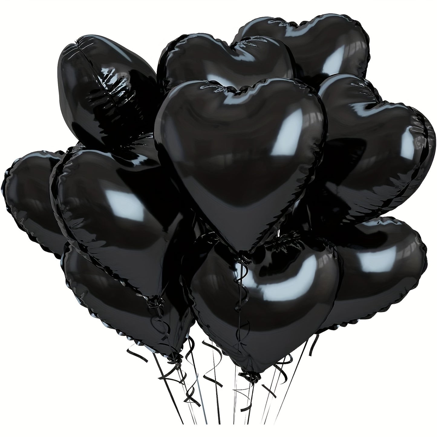 10pcs, 18 Inch Peach Heart Aluminum Film Balloons, Valentine's Day Birthday Chicken Heart Inflatable Prop, Memorial Day Heart Decoration, Love Shape Balloon, Festival Dress Up Supplies, Aluminum Film Balloon, Photo Prop, Party Scene Decor Arrangement