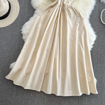 VAKKV Cute V-neck Dress, Fashion Dress P263