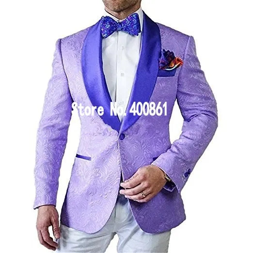 Double-Breasted Side Vent Light Grey Groom Tuxedos Peak Lapel Groomsmen Mens Wedding Tuxedos Prom Suits (Jacket+Pants+Tie) G1671