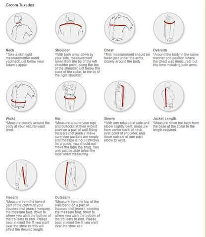 Gold Mens Prom Suits Notched Lapel Slim Fit Wedding Suit For Men Tuxedos Three Pieces Blazers Jacket Vest And Pants