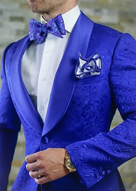 Latest Design Groom Tuxedos Side Vent White Paisley Shawl Lapel Wedding Clothes Men Party Prom Suits Coat Trouses Sets K 82