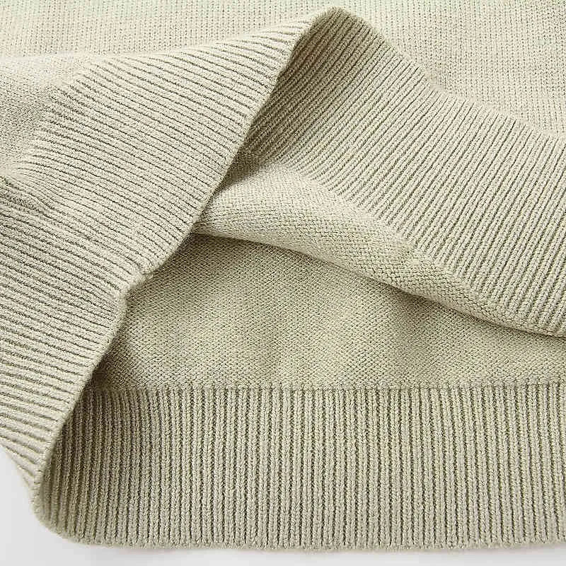 Spring Autumn Winter 2 3-10 Years Knitted Solid Color Patchwork School Student Turn-Down Collar Sweaters For Baby Kids Boys 210414
